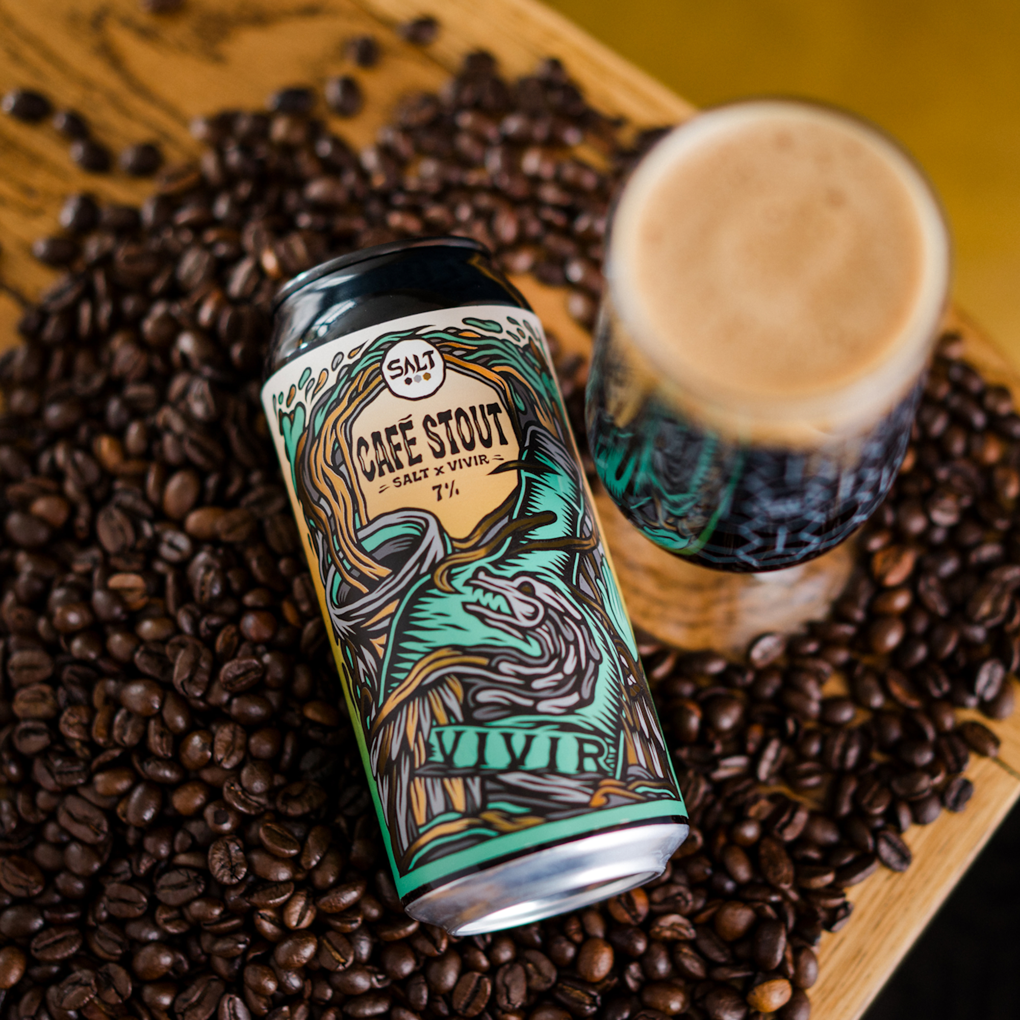 CAFÉ STOUT 7% VIVIR COFFEE LIQUEUR STOUT